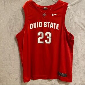 Ohio State Jersey Men’s 2X Red Nike Basketball #23 Spellout Buckeyes OSU